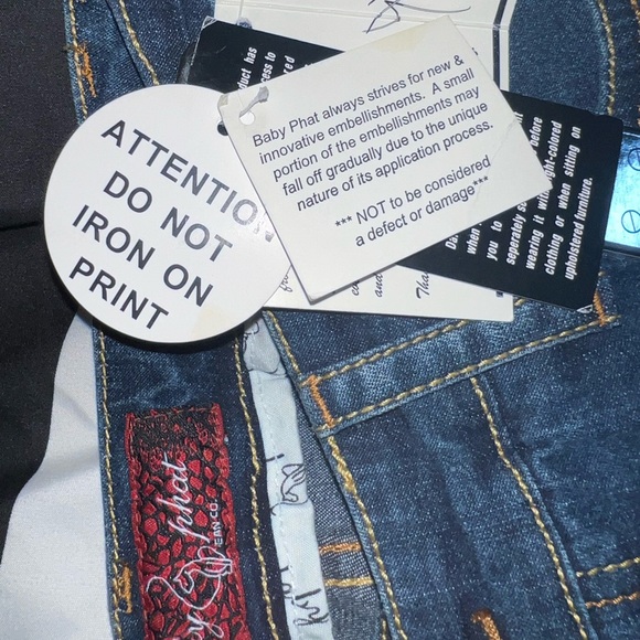 BABYPHAT VINTAGE Y2K JEANS NWT - Picture 12 of 12